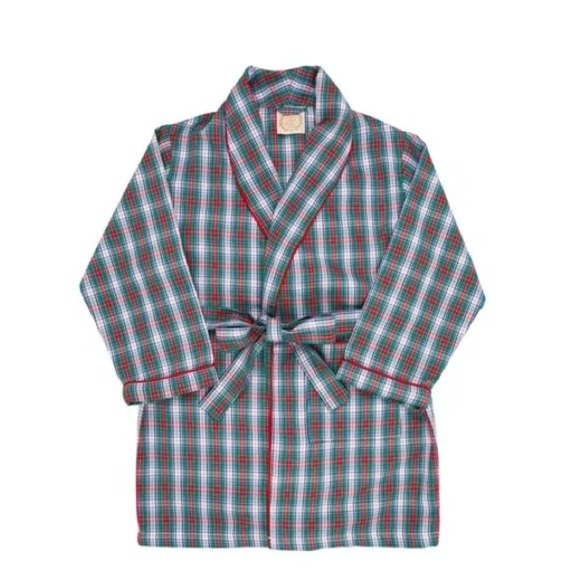 The Beaufort Bonnet Company SIZE 8 Blaylock Bath Robe Prestonwood Plaid NWT - Picture 1 of 5